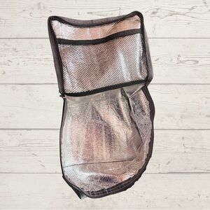 Silver Insulated Lunch Bag